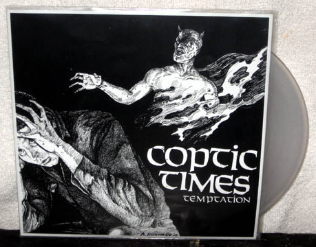 COPTIC TIMES "Temptation" 7" (Young Blood) Clear Vinyl